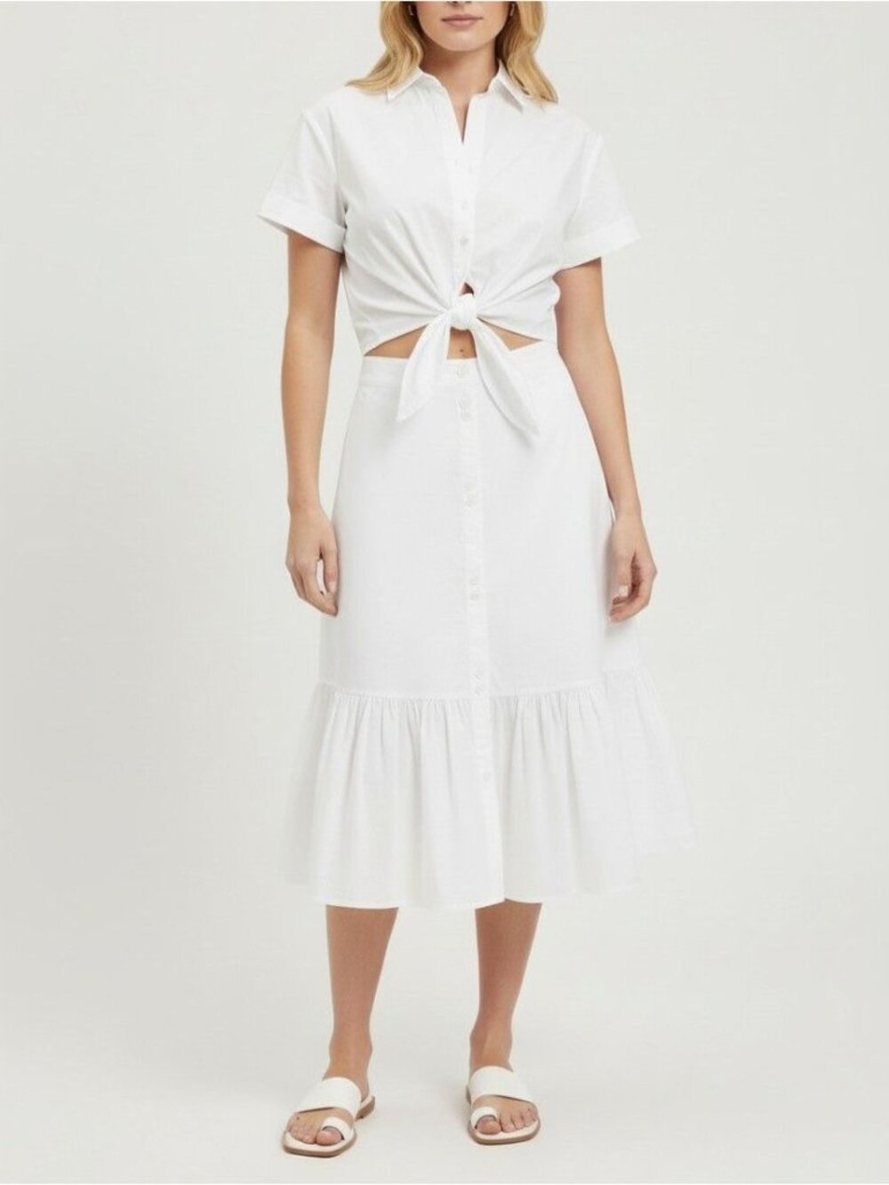Cara Cara Georgica Skirt Size 0, White, New with tag